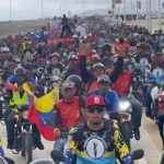 Presidente Maduro inaugura avenida Costanera junto a la fuerza motorizada