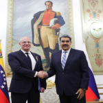 Maduro recibió al vicepresidente de Rusia en Miraflores