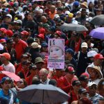 EN FOTOS | Gran Marcha de la Clase Obrera por la liberación de la niña Maikelys Espinoza