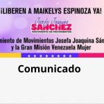 MMJJS se pronuncian ante secuestro de Maikelys Espinoza