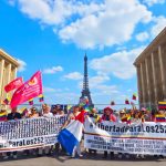 Manifiestan en París solidaridad con los 252 venezolanos secuestrados