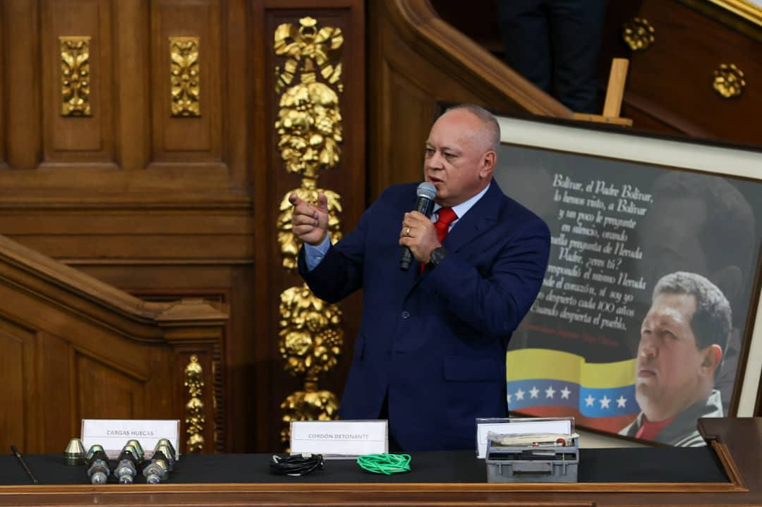 Cabello: explosivos se usarían contra el pueblo