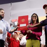 “Ustedes son los protagonistas del futuro que vendrá”: Presidente de la Asamblea Nacional, Jorge Rodríguez en la gran marcha de trabajadores petroleros