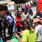 Presidenta (E) Delcy Rodríguez compartió con niños, abuelos y vecinos durante feria del Campo Soberano en la Comuna Zona Norte de la Parroquia Altagracia