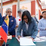 Durante firma de la Ley de la Cruz Roja Venezolana Presidenta (E) Delcy Rodríguez: Ahí está el buen espíritu de coexistencia política; el diálogo político de nuestro país está en el parlamento venezolano