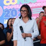 Presidenta (E) Delcy Rodríguez llama al pueblo de Venezuela a mantenerse de pie frente a las dificultades