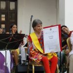 Cecilia Todd es condecorada con la Orden Francisco de Miranda en su Primera Clase
