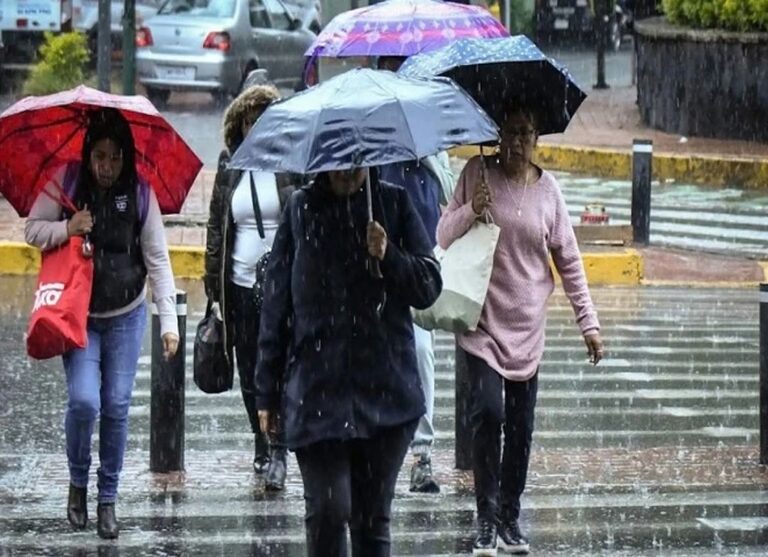 Inameh prevé lluvias variables este lunes en gran parte del país
