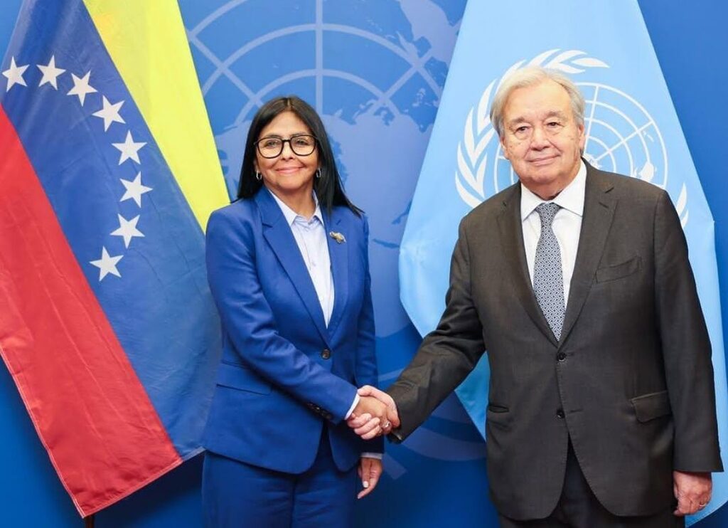 Presidenta Delcy Rodríguez lleva un mensaje de paz y soberania a la ONU