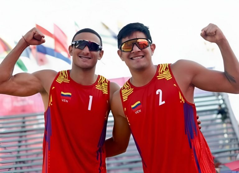 Venezuela alcanza la medalla de plata sobre la arena en los Suramericanos