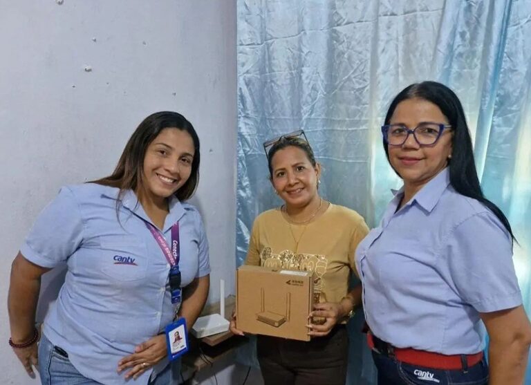 Cantv conecta con fibra óptica escuelas y centros de salud en Monagas